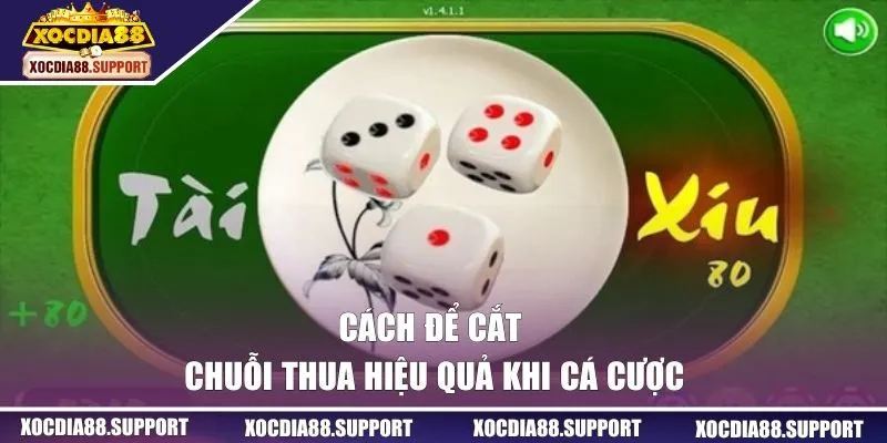 Cách để cắt chuỗi thua hiệu quả khi cá cược