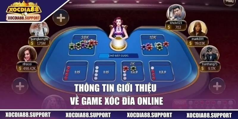 Thông tin giới thiệu về game xóc đĩa online
